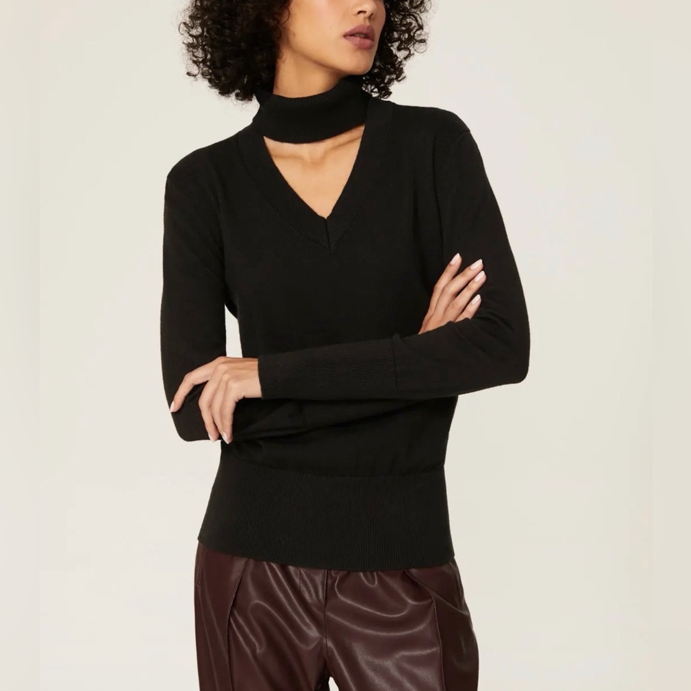 Tome Cutout Turtleneck Sweater